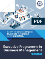 Executive Programme In: Business Management