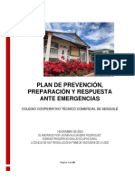 Plan de Emergencias Colegio Cooperativo Sesquilé