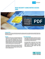 DZ Cards Enhanced Security Using Matrix Access Control Solutions