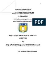 Rwandan Polytechnic Institute Module on Electrical Schematic Analysis