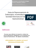 Guías de Reprocesamiento de Endoscopios Recomendaciones de La Sociedad Americana de Endoscopía Gastrointestinal PDF