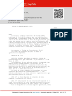 Ley 1552: Código de Procedimiento Civil de Chile