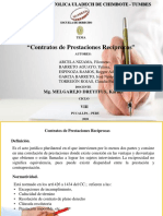 Contratos de Prestaciones Recíprocas