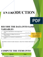 SPSS INTRODUCTION