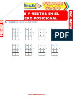 Sumas y Restas en El Tablero Posicional para Primer Grado de Primaria PDF