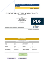 Elementos Básicos de Administración - PLAN2015 - PDF