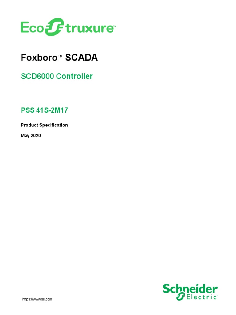Foxboro™ SCADA SCD6000 Controller - 41s2m17 | PDF | Computer Network ...