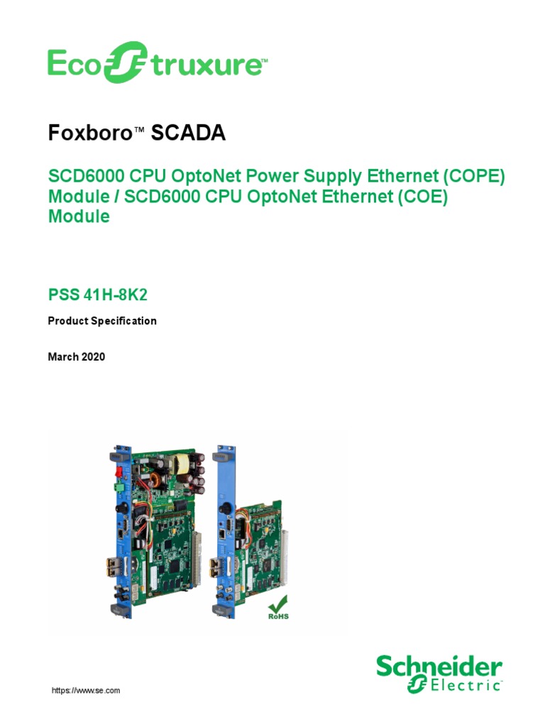 Foxboro™ SCADA SCD6000 COPE_COE Module_41h8k2 | PDF | Power Supply ...