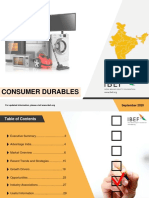 Consumer Durables: September 2020