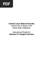 Central Luzon State University: Science City of Muñoz 3120 Nueva Ecija, Philippines Instructional Module For