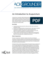 Introduction To Accupuncture