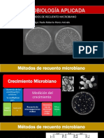1.-Microbiología Aplicada, Recuentos Microbianos