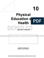 Physical Education 10 - Learning Material