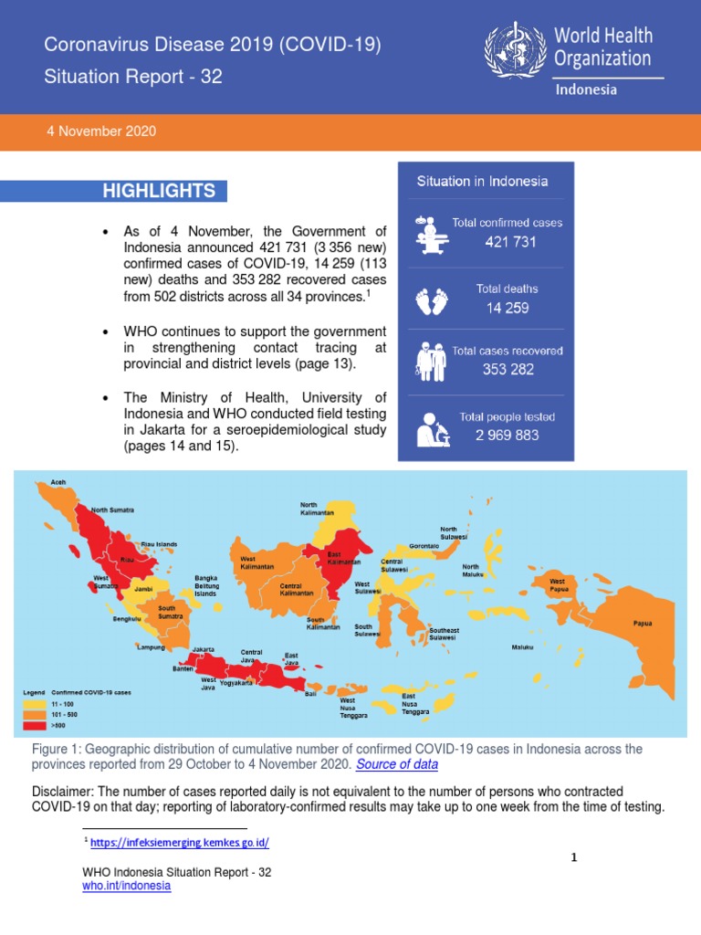 Who Situation Report 32 PDF | PDF | Java | Indonesia
