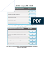 5.2.3.3 Actividad: Comparar RIP y EIGRP