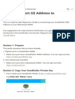 How To Connect G Address To Metamask PDF