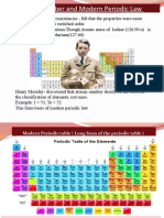 Atomic Number and Modern Periodic Law