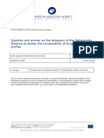 The adequacy of the Mahalanobis distance to assess the comparability of drug dissolution profiles