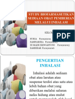 Kelompok 4 - STUDY BIOFARMASETIKAN SEDIAAN OBAT PEMBERIAN MELALUI INHALASI-1