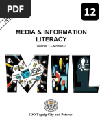 Media & Information Literacy: Quarter 1 - Module 7