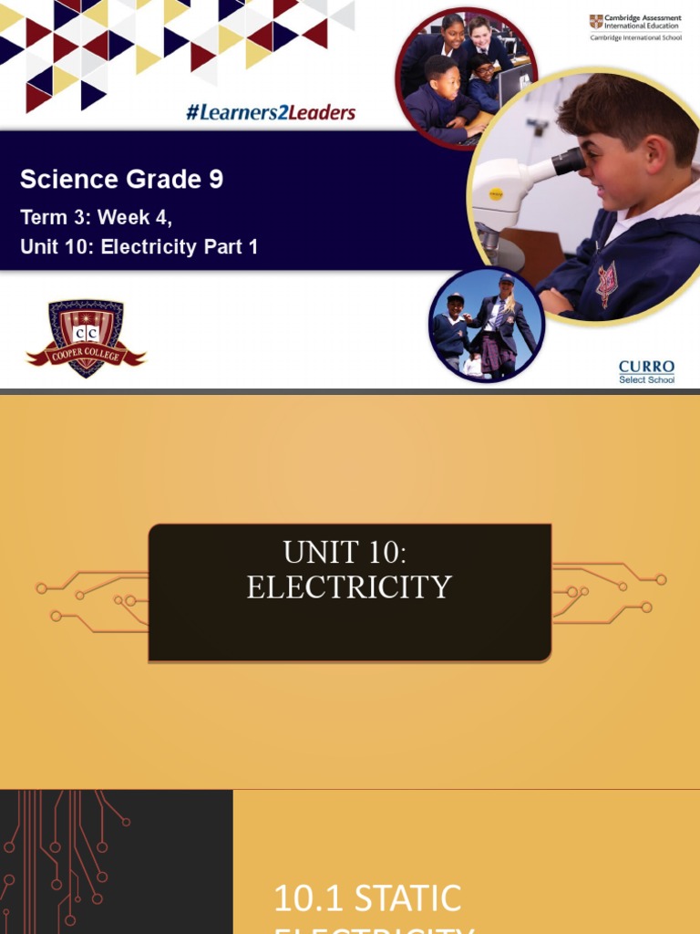 Grade 9 Science: Static Electricity Basics | PDF | Electric Charge ...