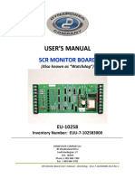 SCR Monitor Board User's Manual - Watchdog EUU-7-102583000 - 2013 Rev 1 - 504756-002 PDF