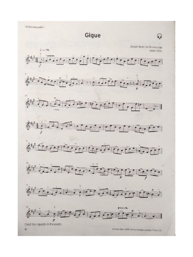 Selected Violin Exam Pieces Grade 4 (2016-2019) | Acheter Dans La