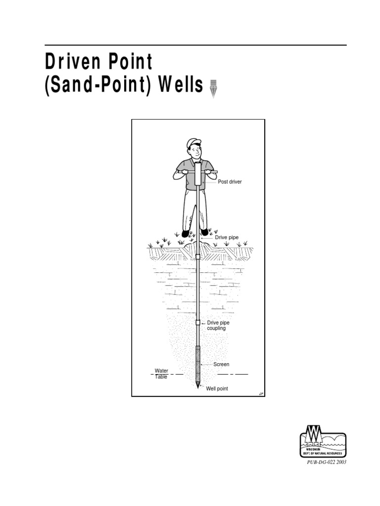 Driven Point Wells | PDF | Floodplain | Pipe (Fluid Conveyance)