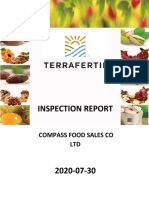 Inspection Report: Compass Food Sales Co LTD