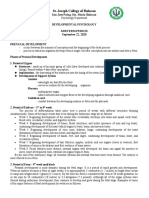 Developmental Psychology Lecture 1 Midterms