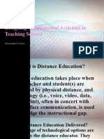 Designing Supplemental Activities in Teaching Science