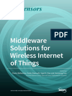 Middleware Solutions For Wireless Internet of Things PDF