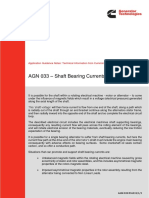 Generator technical guidance on shaft bearing currents