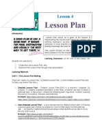 Lesson Plan Creation Guide
