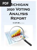 Michigan 2020 Voter Analysis Report