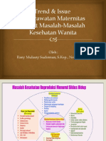 Trend & Issue Keperawatan Maternitas Terkait Masalah-Masalah Kesehatan Wanita