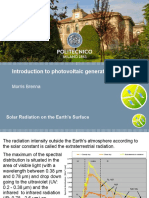 Titolo Presentazione Sottotitolo: Introduction To Photovoltaic Generation