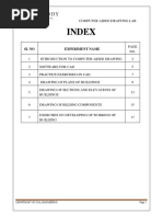 Index: SL No Experiment Name