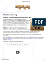 Rorschach Inkblot Test PDF