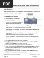 CH 8: Screws, Fasteners, and The Design of Non-Permanent Joints