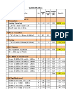 Building Estimation Excel Sheet (3D Model)