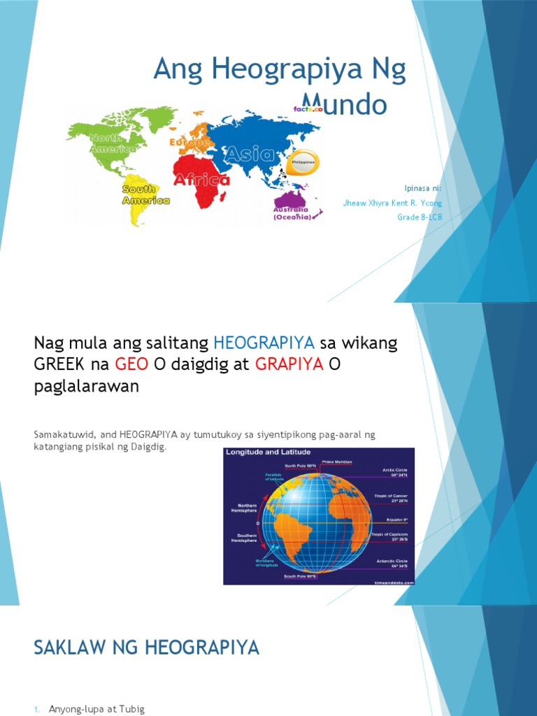 Ang Heograpiya Ng Mundo Pdf