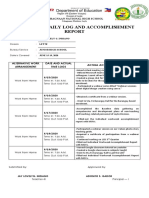 Cahagnaan National High School Work Logs