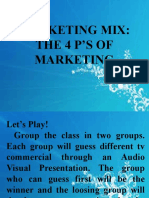 Marketing Mix: The 4 P'S of Marketing