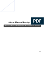 80mm Thermal Receipt Printer-Operation Manual For Changing Parameters Via Browser RT V1.0)