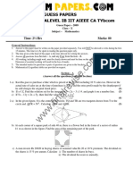 2009 Class X Maths GUESS PAPER PDF
