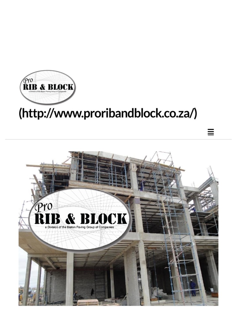 The Benefits of A Rib and Block Concrete Slab System Pro Rib and