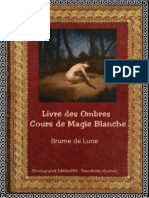 Livre Des Ombres - Cours de Magie Blanche - Brume de Lune