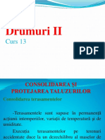 Drumuri II - Curs 13 Consolidare Taluz PDF