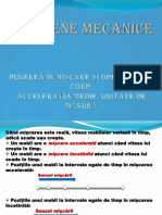 Pornirea Si Oprirea - Acceleratia Medie CL - 6 PDF